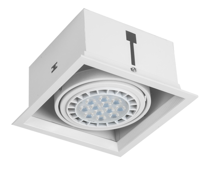 Foco empotrable Kardan Cesar Blanco de Fabrilamp, modelo 092381001, aluminio, acabado blanco, iluminación técnica para interior y hogar, decoración.