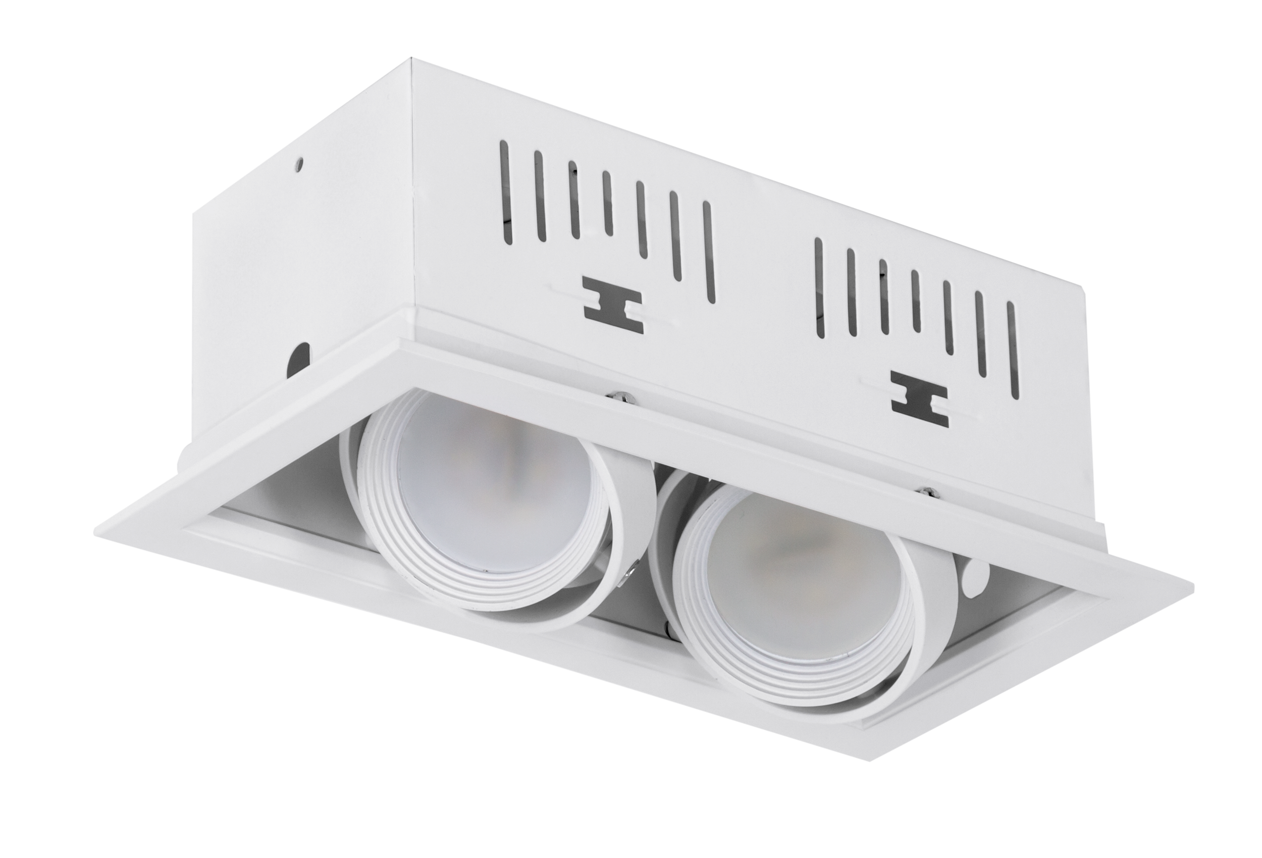 Foco empotrable AUGUSTO Blanco de Fabrilamp, aluminio, modelo 092482001, iluminación técnica para interior.