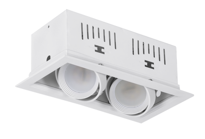 Foco empotrable AUGUSTO Blanco de Fabrilamp, aluminio, modelo 092482001, iluminación técnica para interior.