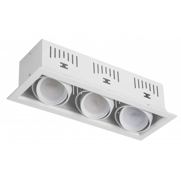 Foco empotrable Kardan Augusto Blanco de Fabrilamp, modelo 092483001, en aluminio, iluminación técnica para interior, uso doméstico