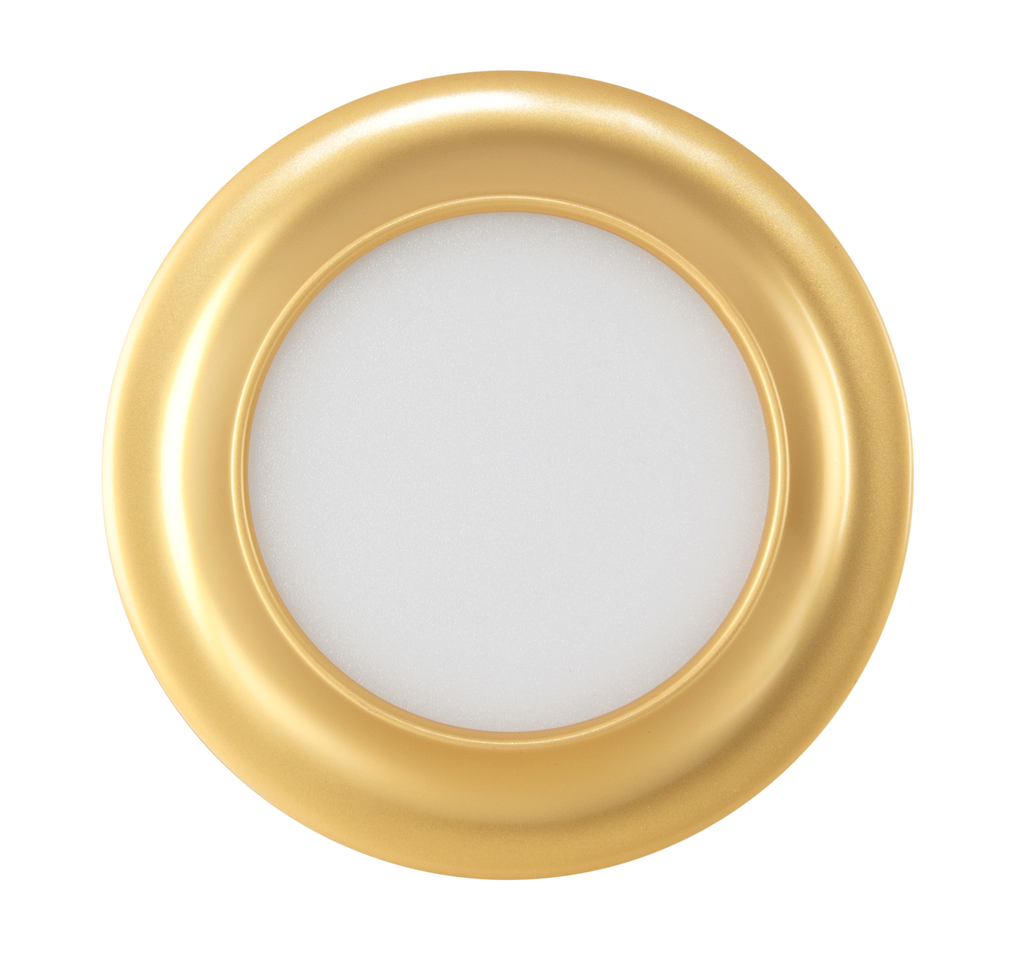 Downlight LED Trevor Oro 9W 720lm, empotrado, Fabrilamp, modelo 095070929 – iluminación interior en blanco cálido