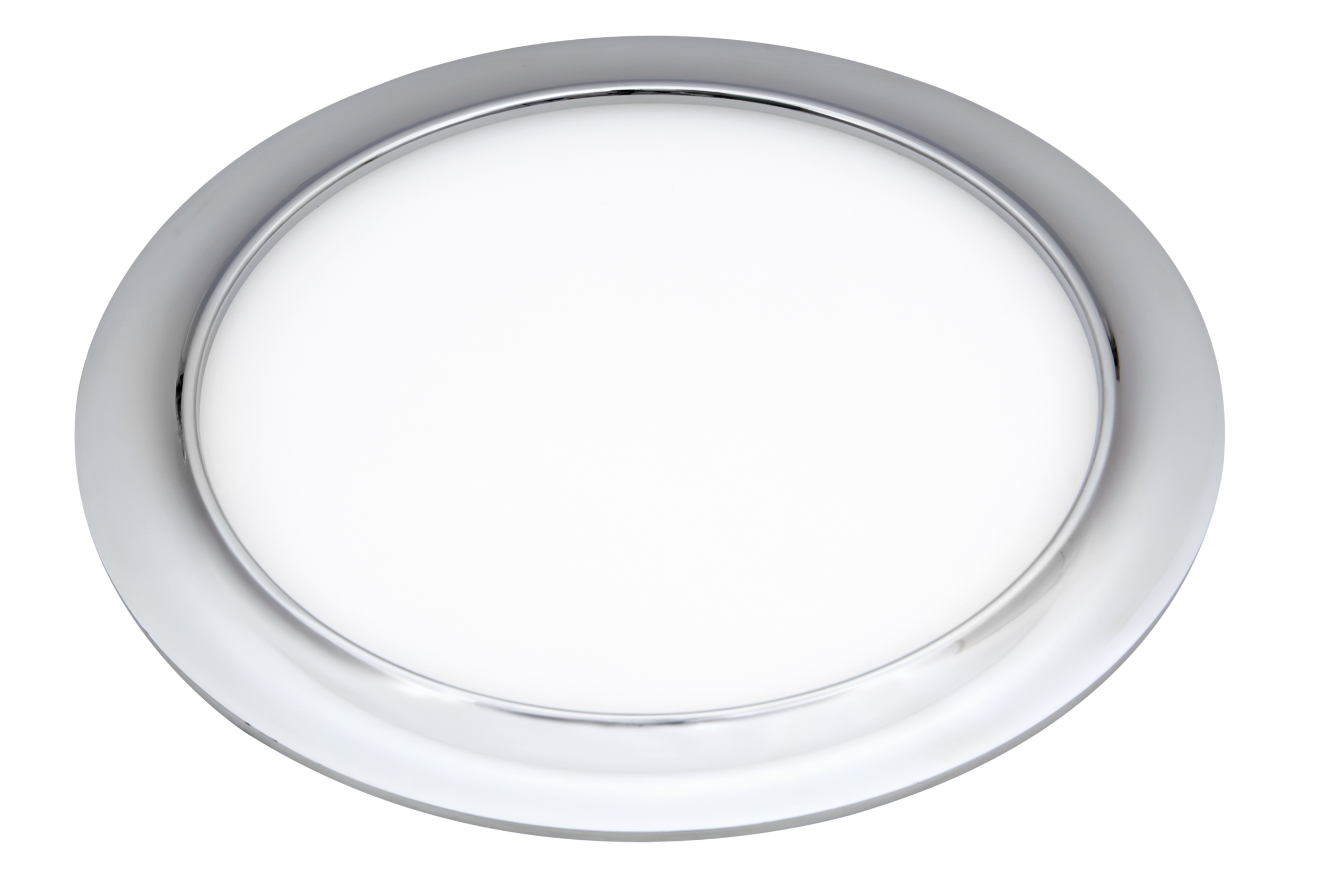 Downlight LED Trevor 20W en acabado cromo — Fabrilamp, modelo 095072020. Empotrable para uso doméstico, iluminación técnica, LED, luz blanca cálida.