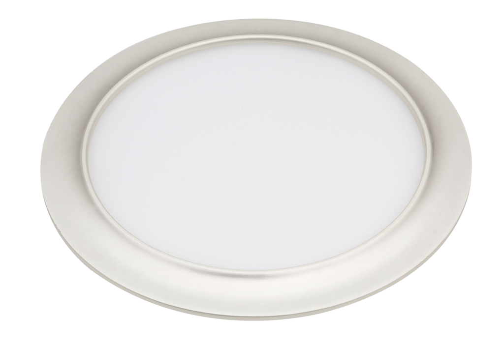 Downlight LED empotrado 15W Trevor Perla Plata, Fabrilamp, iluminación interior para hogar, LED, modelo TREVOR, acabado perla plata