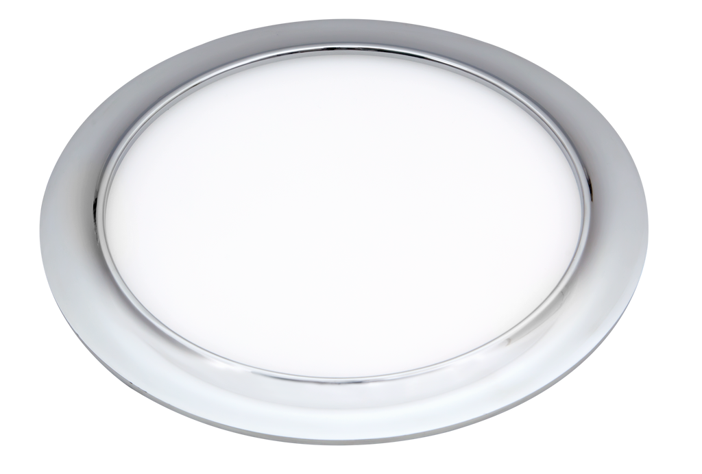 Downlight LED Trevor cromado 15W 4000K, Fabrilamp, modelo 095091520, iluminación interior empotrada