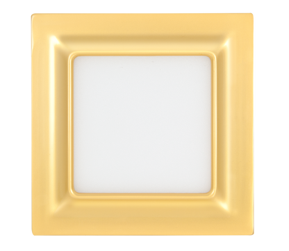 Downlight empotrable 9W Ventura Oro de Fabrilamp, iluminación LED para interior con acabado dorado y luz blanca cálida, modelo 095170929