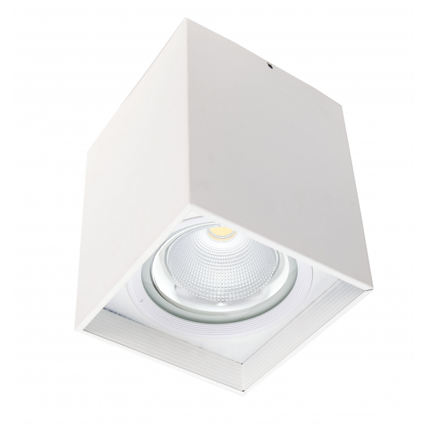 Foco de superficie LED 20W blanco – modelo 095282001, tubular, para interior, Fabrilamp / Abrila, iluminación doméstica