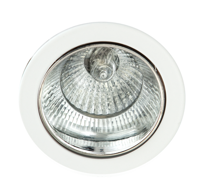 Empotrable ALFABETO en aluminio con acabado cromo y blanco para interior, iluminación técnica GU10 - Fabrilamp/Abrila (095881020)