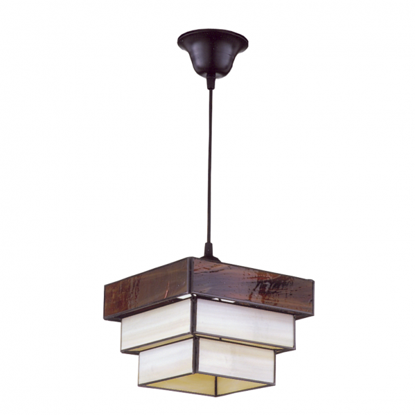 Colgante de 3 pisos grande en blanco de Abrila, diseño piramidal rústico para iluminación hogareña sostenible con bombillas E27, ideal para decoración interior moderna.