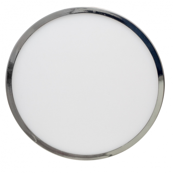 Downlight LED empotrado de 20W en acabado cromo, 1920 lm – PORVENIR (Fabrilamp) iluminación interior doméstica