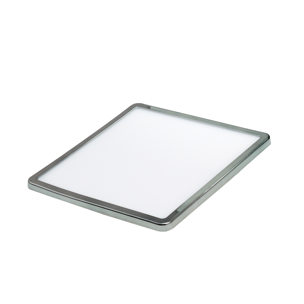 Downlight LED Cromo Providencia 8W, empotrado en techo, Fabrilamp 100680820, iluminación interior de aluminio y LED.