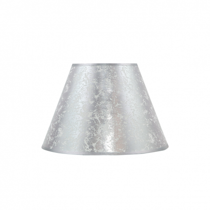 Pantalla cónica plateada con pinza para lámpara – Fabrilamp 100711510 | iluminación, decoración, hogar, interiorismo, policarbonato