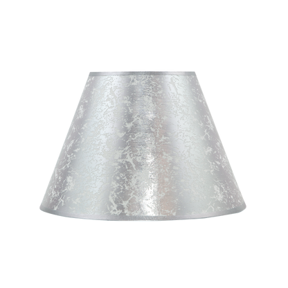 Pantalla cónica plateada con pinza para lámpara en policarbonato – Fabrilamp 100711510, decoración e iluminación para hogar