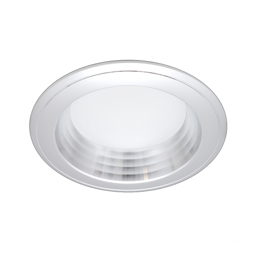 Foco empotrable CORFU Plata 5W LED para interior en policarbonato, acabado plata, luz blanca fría, Fabrilamp 110481010