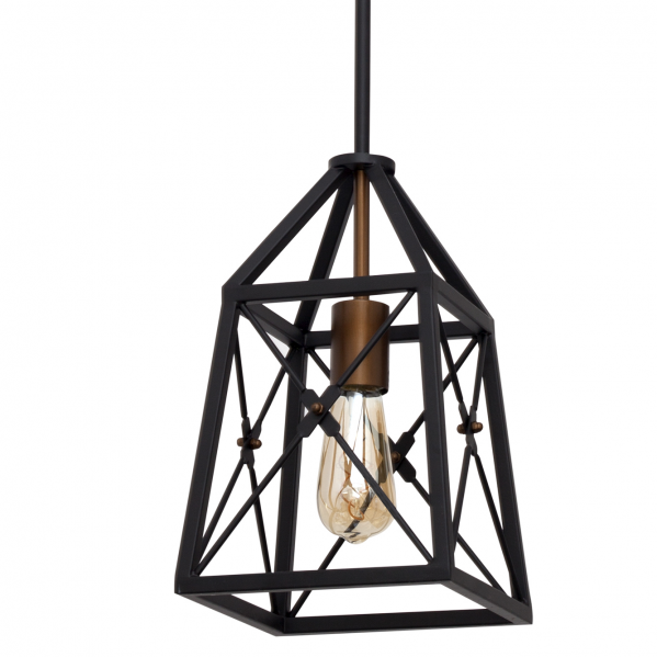 Colgante Pavel articulado de 140 cm en negro y dorado de Abrila, lámpara colgante rústica de metal para decoración de interiores domésticos, modelo 112450109