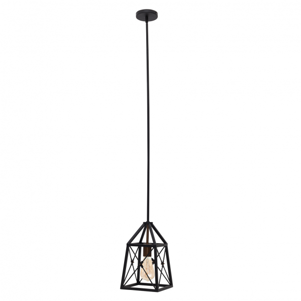 Colgante Pavel negro y dorado de 140 cm articulable, lámpara colgante rústica de metal de Abrila para decoración de interiores domésticos, estilo negro oro moderno (modelo 112450109)