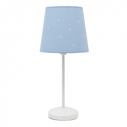 Lámpara sobremesa Consciencia Celeste de Abrila con diseño infantil en metal y textil, luz difusa para decoración doméstica e interior, modelo 1xE14 ai2, referencia 122871008