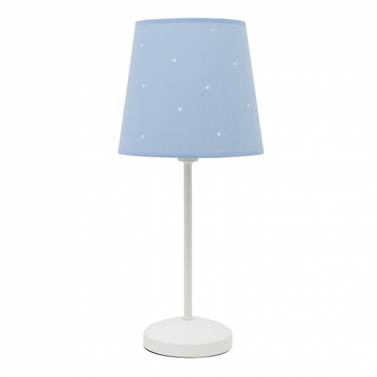 Lámpara sobremesa Consciencia Celeste de Abrila con diseño infantil en metal y textil, luz difusa para decoración doméstica e interior, modelo 1xE14 ai2, referencia 122871008