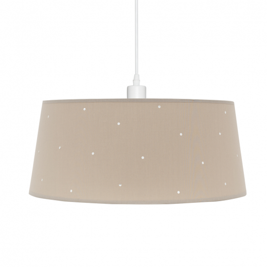 Colgante infantil de luz difusa en metal textil con diseño de piedra para consciencia y decoración doméstica, 40x40 cm, Abrila AI2, interiores infantiles, referencia 122894057