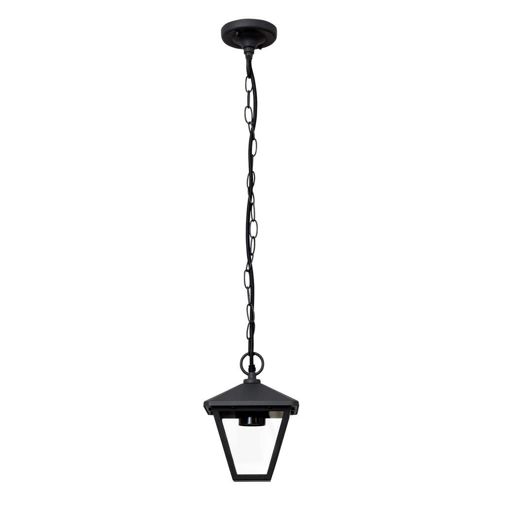 Colgante Exterior Dornela Gris Oscuro de Fabrilamp, iluminación exterior IP44 en metal para jardín y terraza
