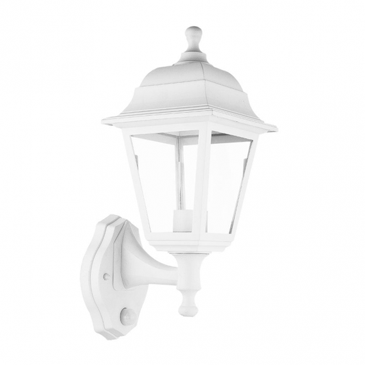 Aplique exterior Albahaca Blanco de Fabrilamp/Abrila, iluminación para jardín en policarbonato.