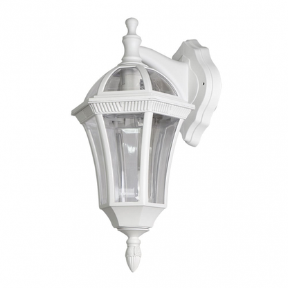 Aplique exterior blanco estilo clásico, color Comino Blanco, Fabrilamp, policarbonato; iluminación exterior para jardín y terraza, modelo 126161001 (uso doméstico).