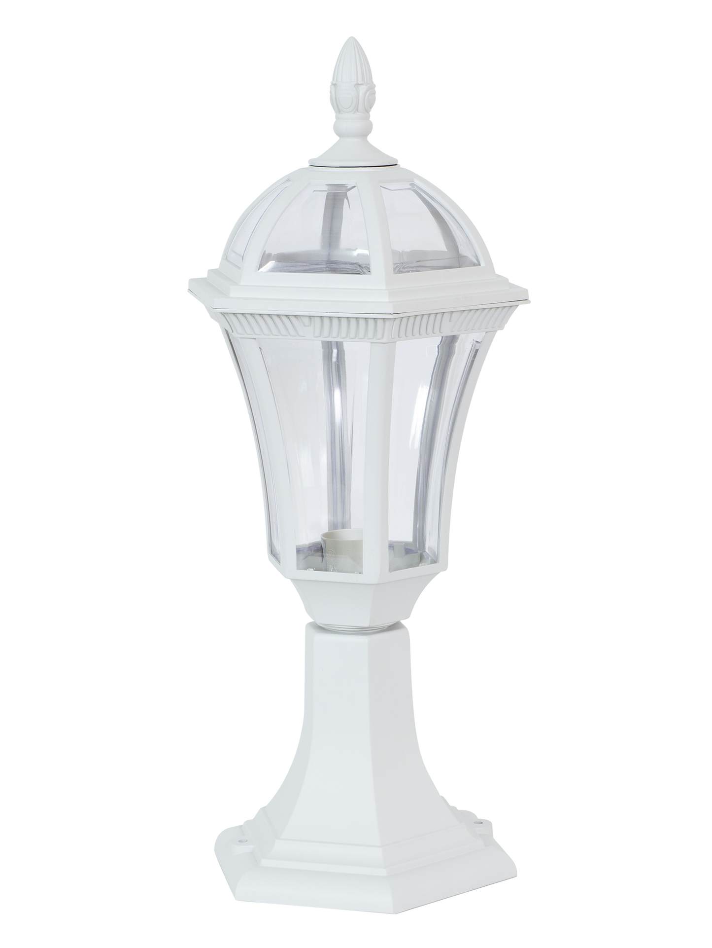 Sobremuro exterior Comino Blanco - Fabrilamp, iluminación exterior para jardín o terraza, carcasa de policarbonato, modelo 126171001