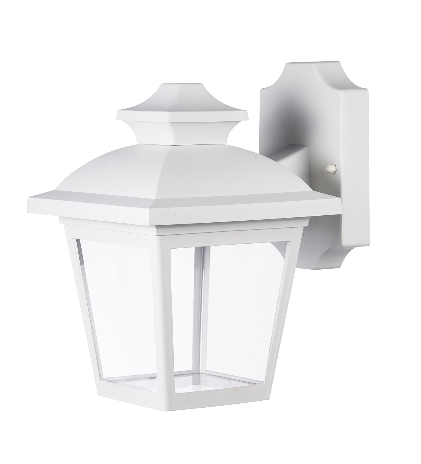 Aplique exterior MACA blanco IP44 de Fabrilamp – iluminación exterior en policarbonato para jardín y terraza, uso doméstico