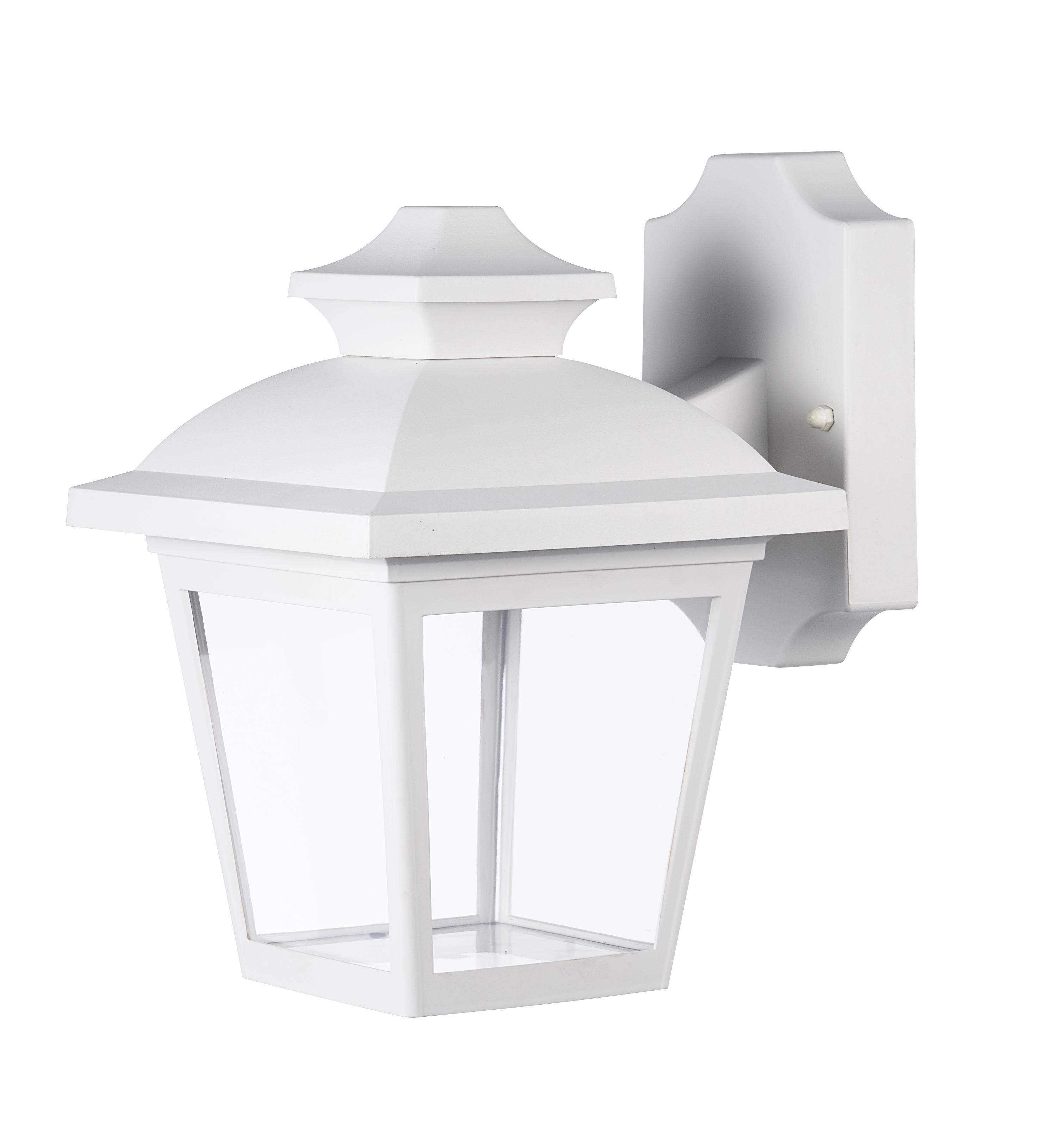 Aplique exterior MACA blanco IP44 de Fabrilamp – iluminación exterior en policarbonato para jardín y terraza, uso doméstico