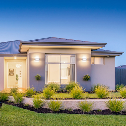 Aplique exterior Daikon gris IP65 de Fabrilamp en policarbonato, iluminación exterior moderna para jardín y terraza (modelo 126661028)