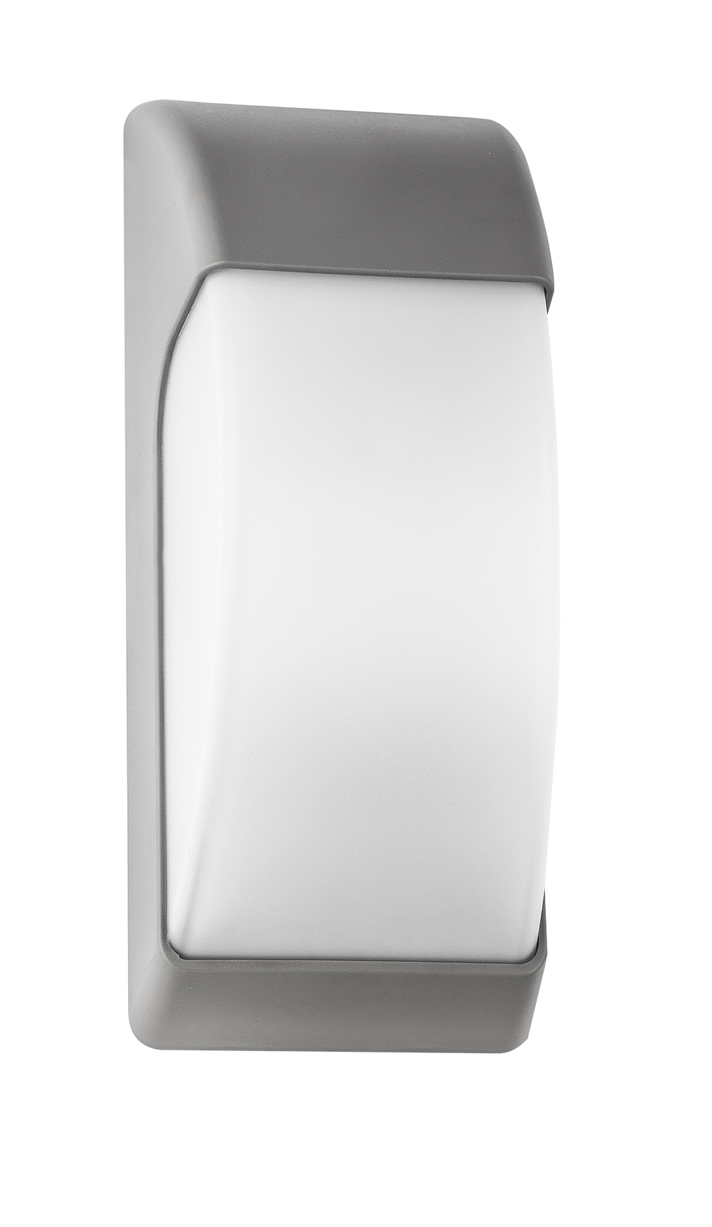 Aplique Exterior Espelta Gris de Fabrilamp (126861028) — Iluminación Exterior IP65 en policarbonato, ideal para jardín y terraza.