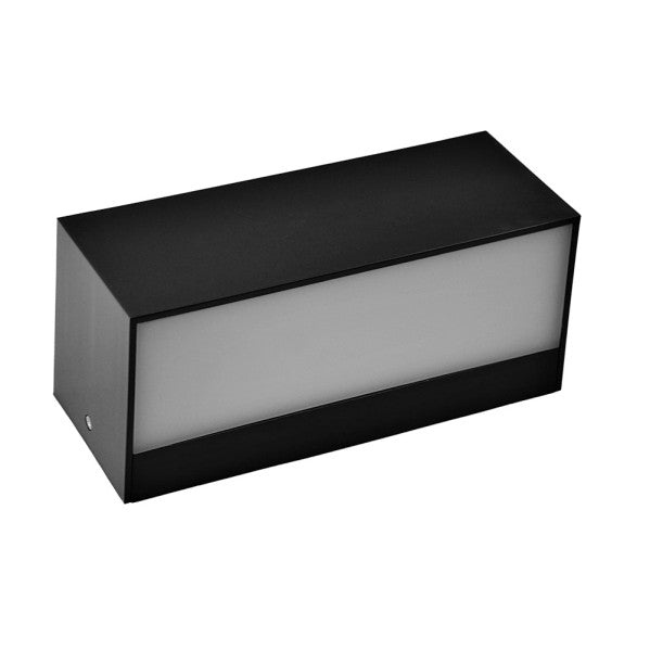 Aplique exterior Masala negro IP65 de Fabrilamp, iluminación exterior moderna, modelo 126961009.