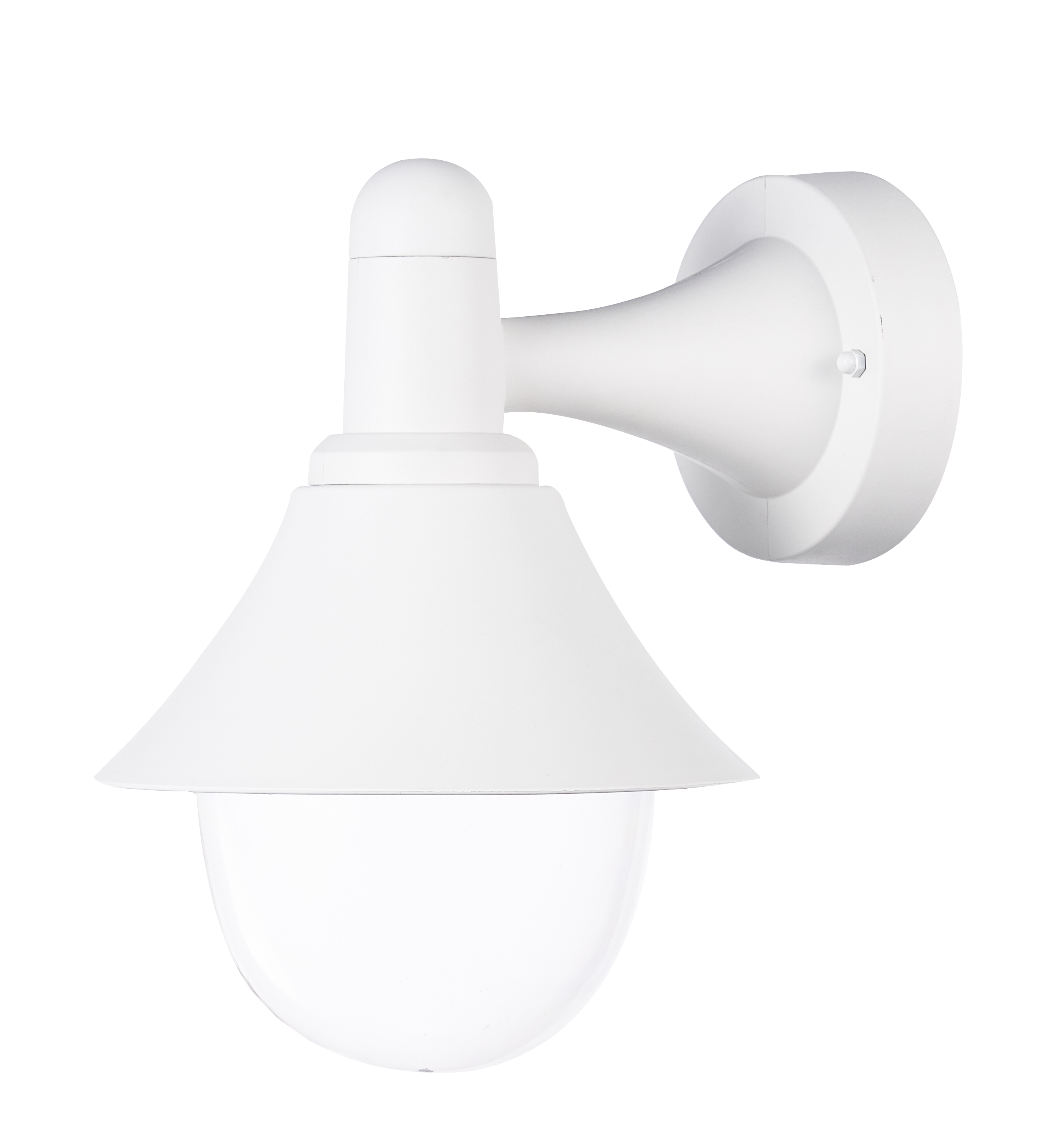 Aplique exterior blanco Mentol de Fabrilamp, policarbonato, para iluminación exterior en jardín y terraza (modelo 127161001)