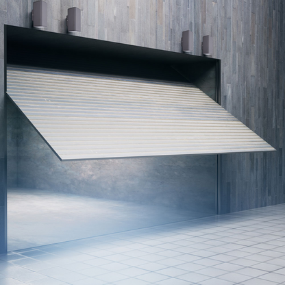 Aplique exterior Yopol Gris de Fabrilamp, luminaria de pared IP54 en policarbonato para jardín y terraza.