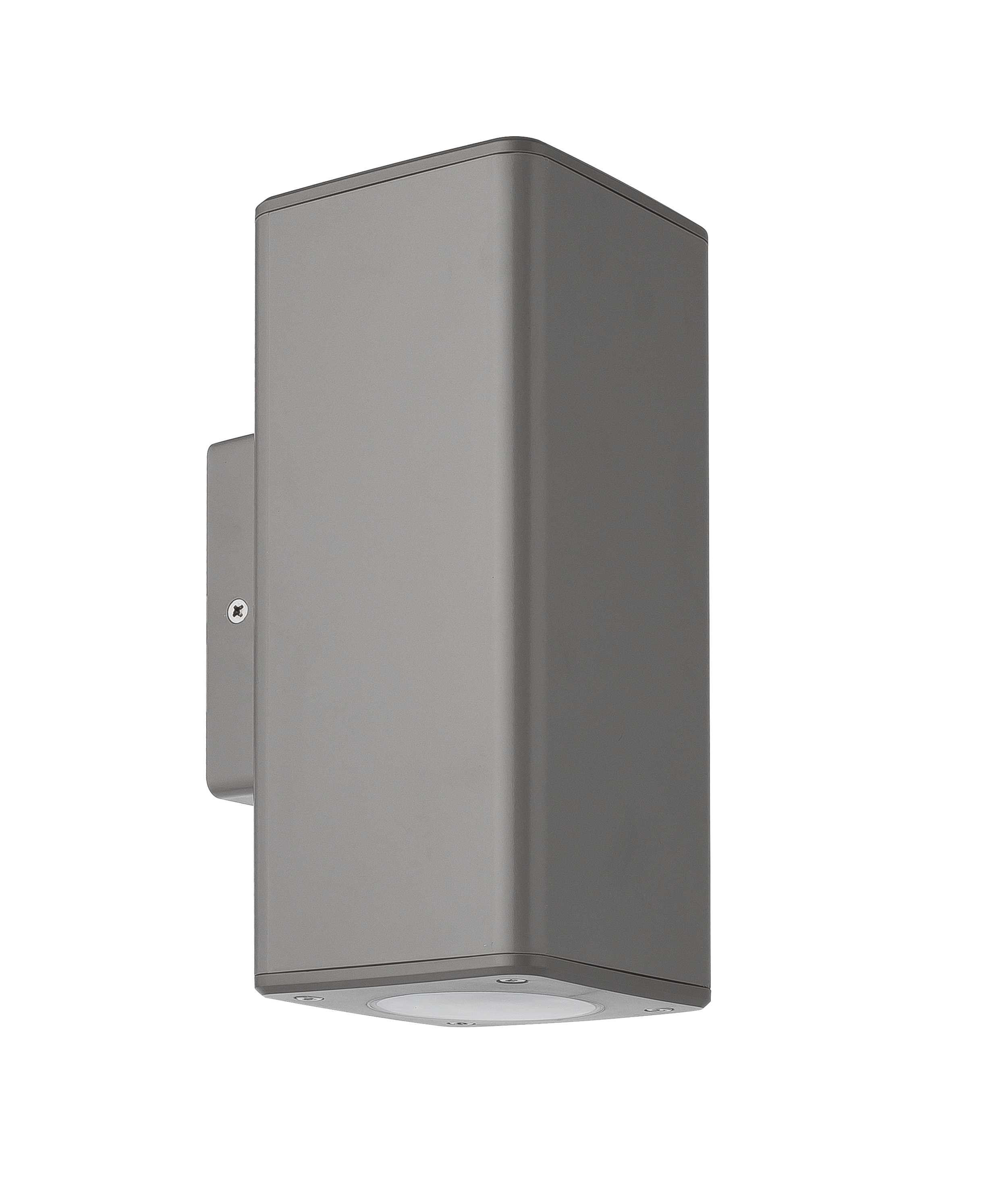 Aplique exterior Yopol Gris de Fabrilamp, iluminación para jardín y terraza, IP54, policarbonato, modelo 127261028.