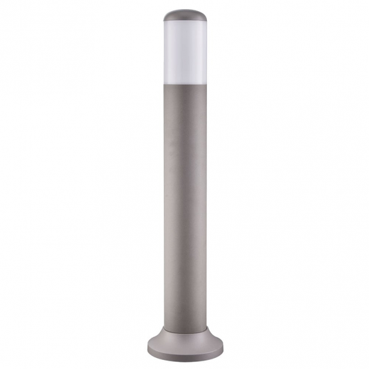 Pilar Exterior Azafrán Gris de Fabrilamp, iluminación exterior para jardín, casquillo E27 1xE27, policarbonato, diseño moderno