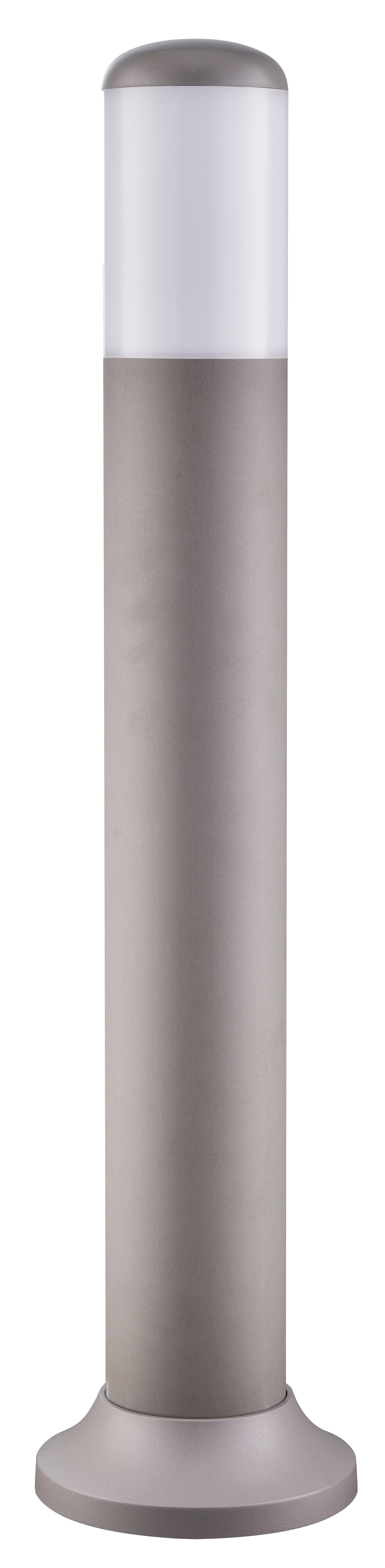 Pilar Exterior Azafrán Gris - Fabrilamp, iluminación exterior para jardín, base E27 (1xE27), policarbonato, modelo 127371028