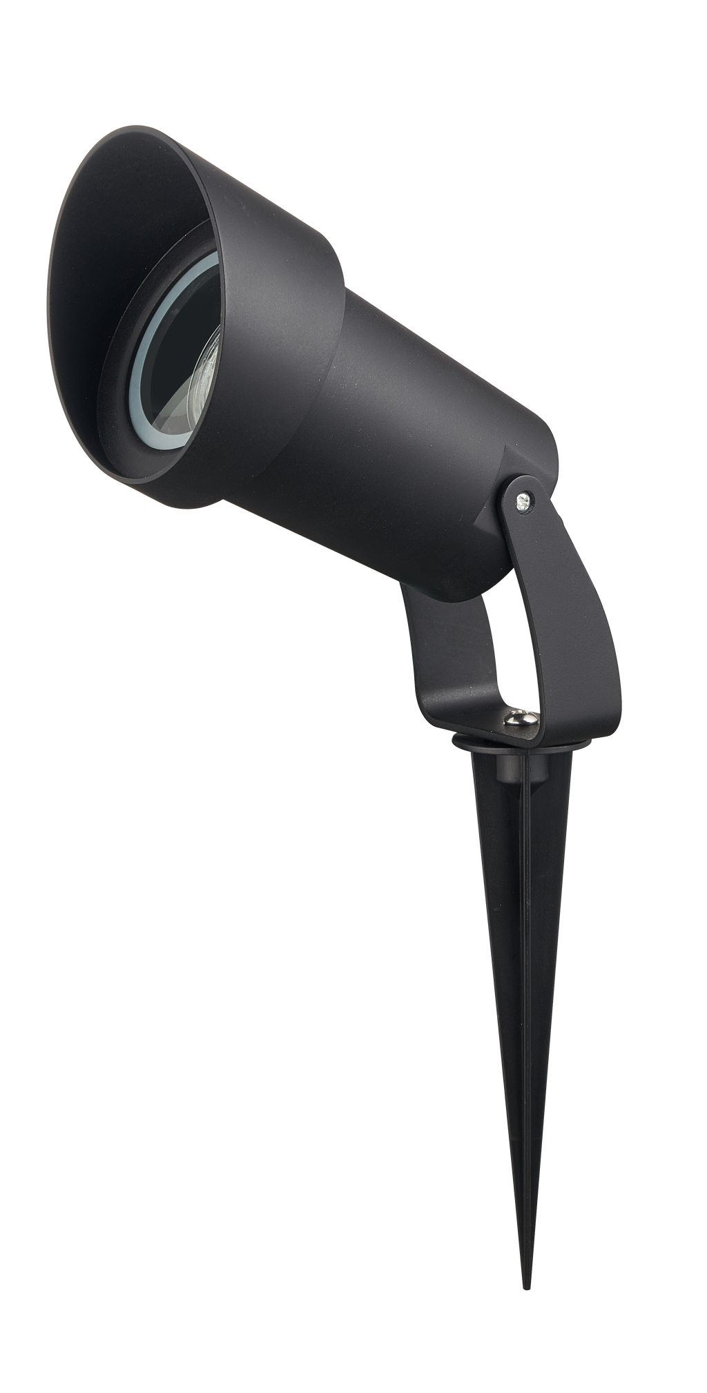 Pincho exterior negro GU10 de Fabrilamp, iluminación exterior IP65 para jardín y suelo exterior, policarbonato (127671109)