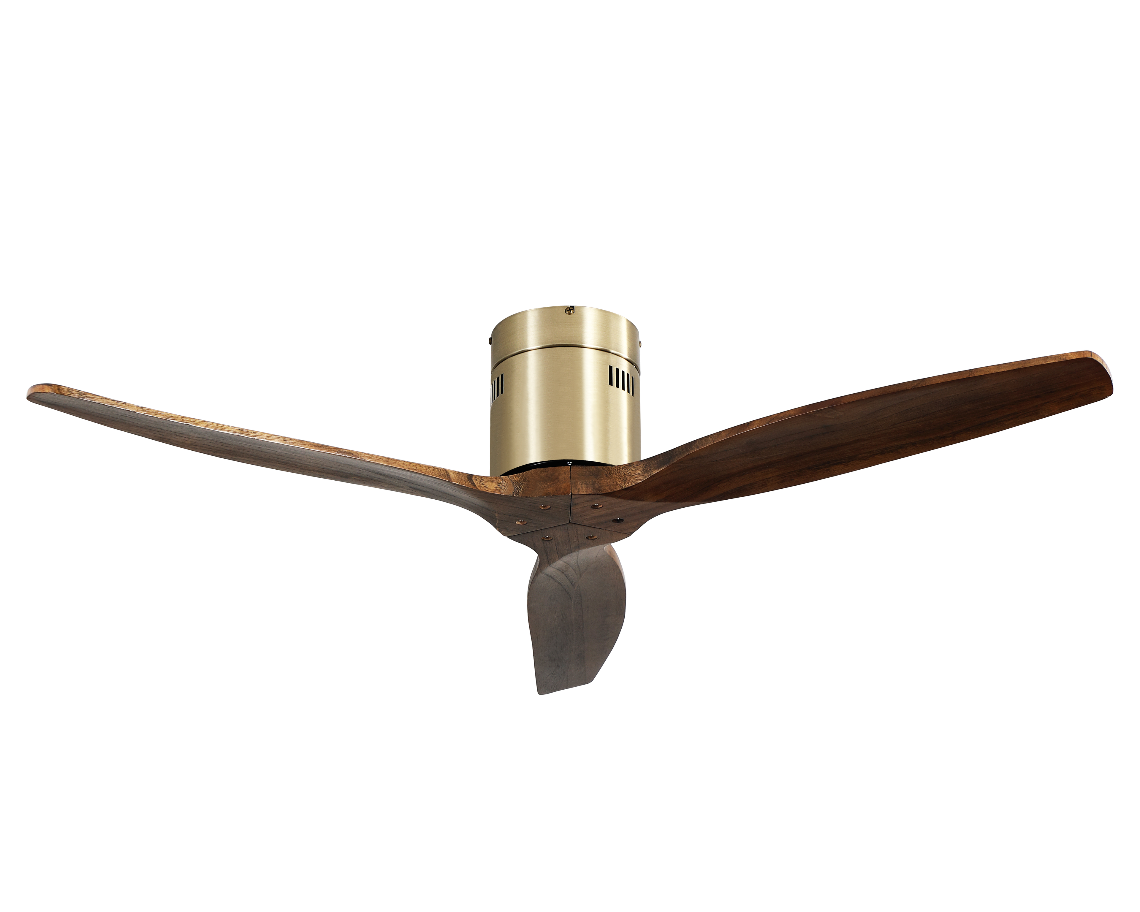 Ventilador de techo Aguilon Cuero Roble de Abrila con 6 velocidades, motor DC reversible para verano e invierno, diseño en metal y madera para interiores domésticos, modelo 128290364