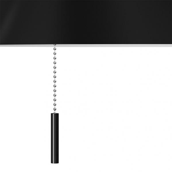 Pie de Salón Empire Negro de Fabrilamp (131041009) – lámpara de pie de estilo Empire para decoración interior, iluminación moderna, color negro, vintage