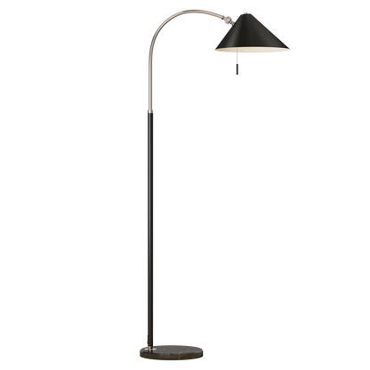 Pie de Salón Empire Negro de Fabrilamp (131041009) – lámpara de pie vintage para iluminación interior, acabado negro y decoración moderna.