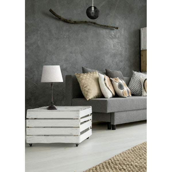 Lámpara de sobremesa Percasol en marrón rústico, diseño clásico de metal y cerámica con pantalla textil, dimensiones 52x25x25 cm, ideal para decoración interior doméstica con bombilla E27, modelo Abrila 134671002.