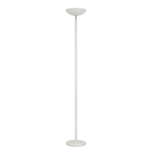 Pie de salón Luyten de Abrila en blanco mate, modelo 2xE27 con altura de 180 cm, lámpara de pie moderna de metal para iluminación indirecta en interiores domésticos, ideal para decoración contemporánea (ref. 136142001).