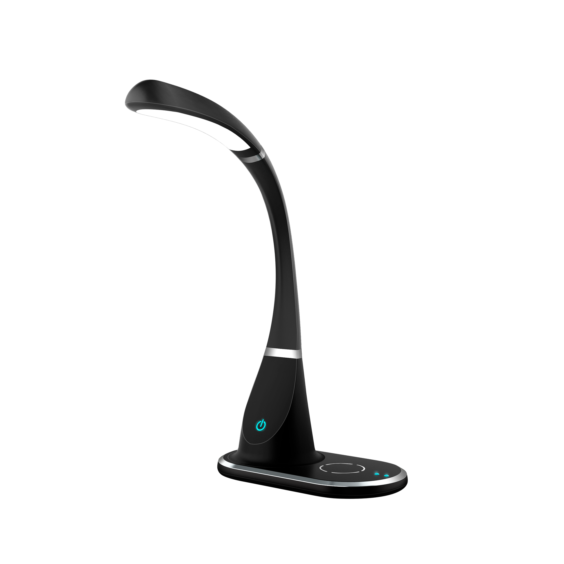 Flexo LED Rejalgar negro 5W de Fabrilamp para escritorio u oficina – iluminación interior, modelo 139171009