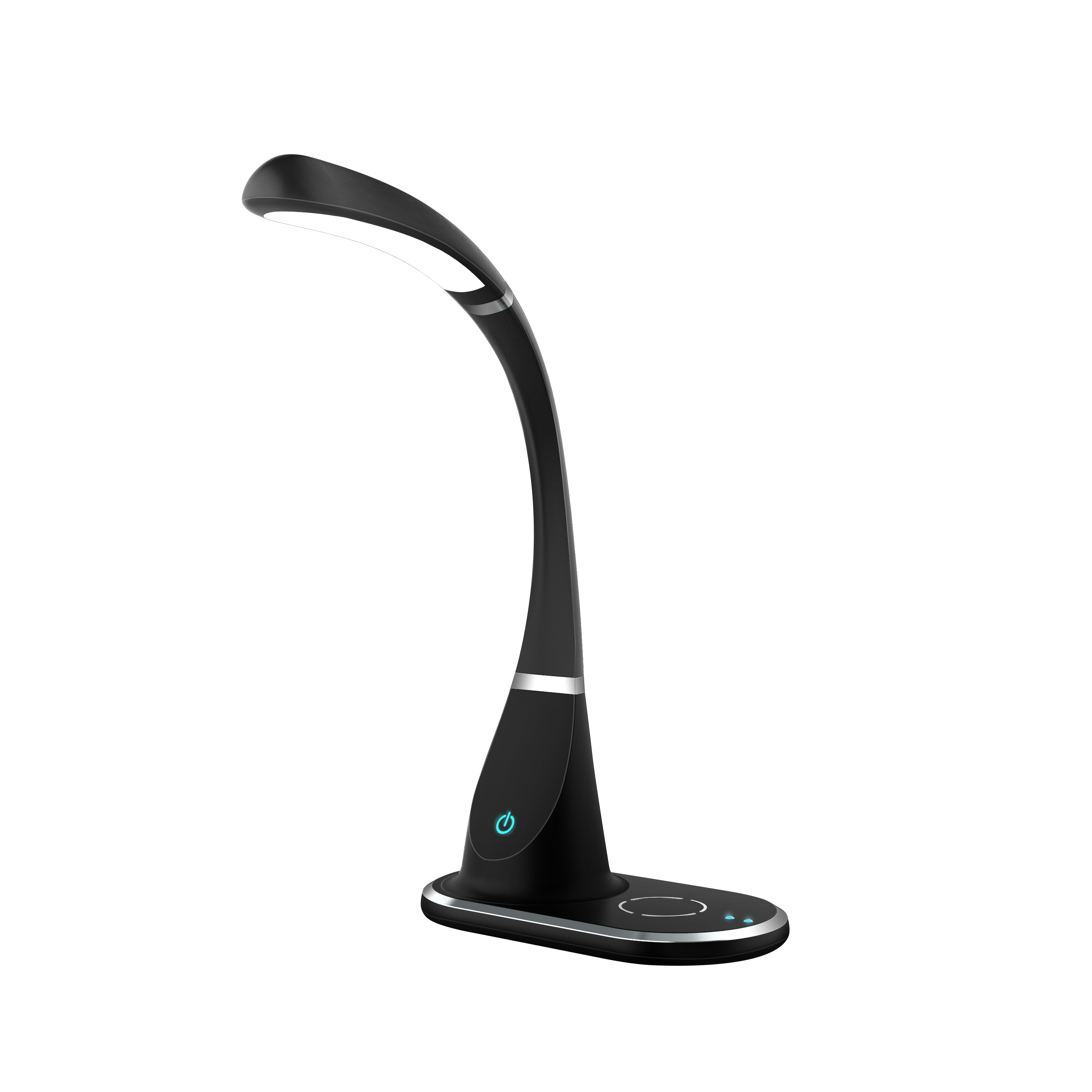 Flexo LED Rejalgar negro 5W de Fabrilamp para escritorio u oficina – iluminación interior, modelo 139171009