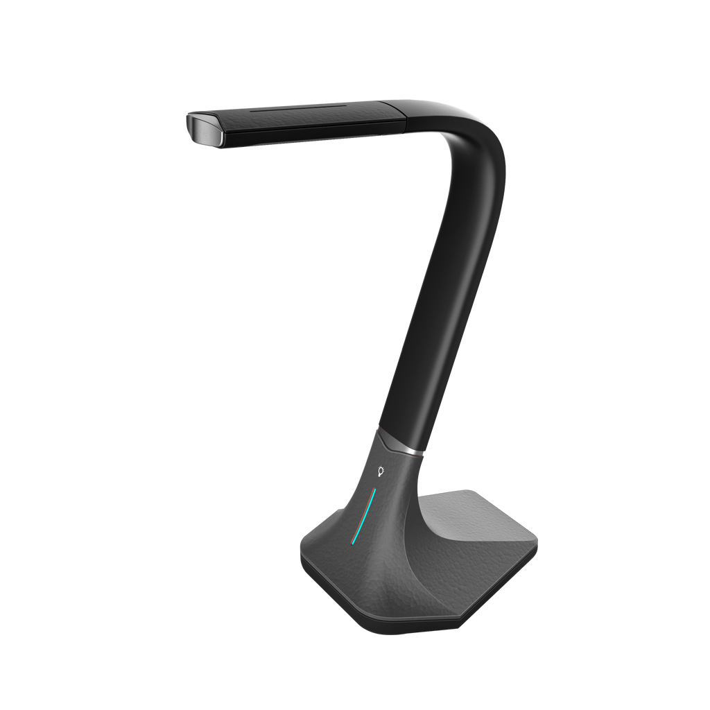 Flexo LED Andalucita Negro 7W de Fabrilamp, lámpara de escritorio LED para oficina y estudio (color negro)