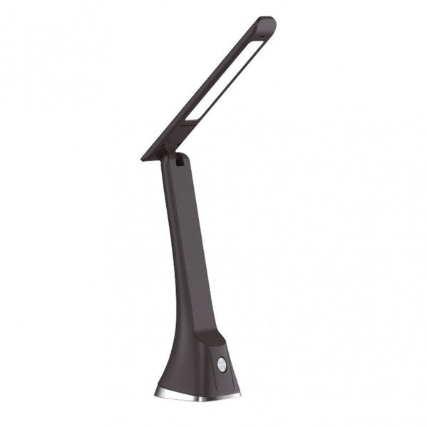 Flexo LED Anhidrita negro 400 lm, código 139571009, Fabrilamp — lámpara de escritorio plegable para estudio y oficina.