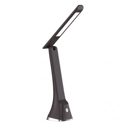 Flexo LED Anhidrita negro 400 lm, código 139571009, Fabrilamp — lámpara de escritorio plegable para estudio y oficina.