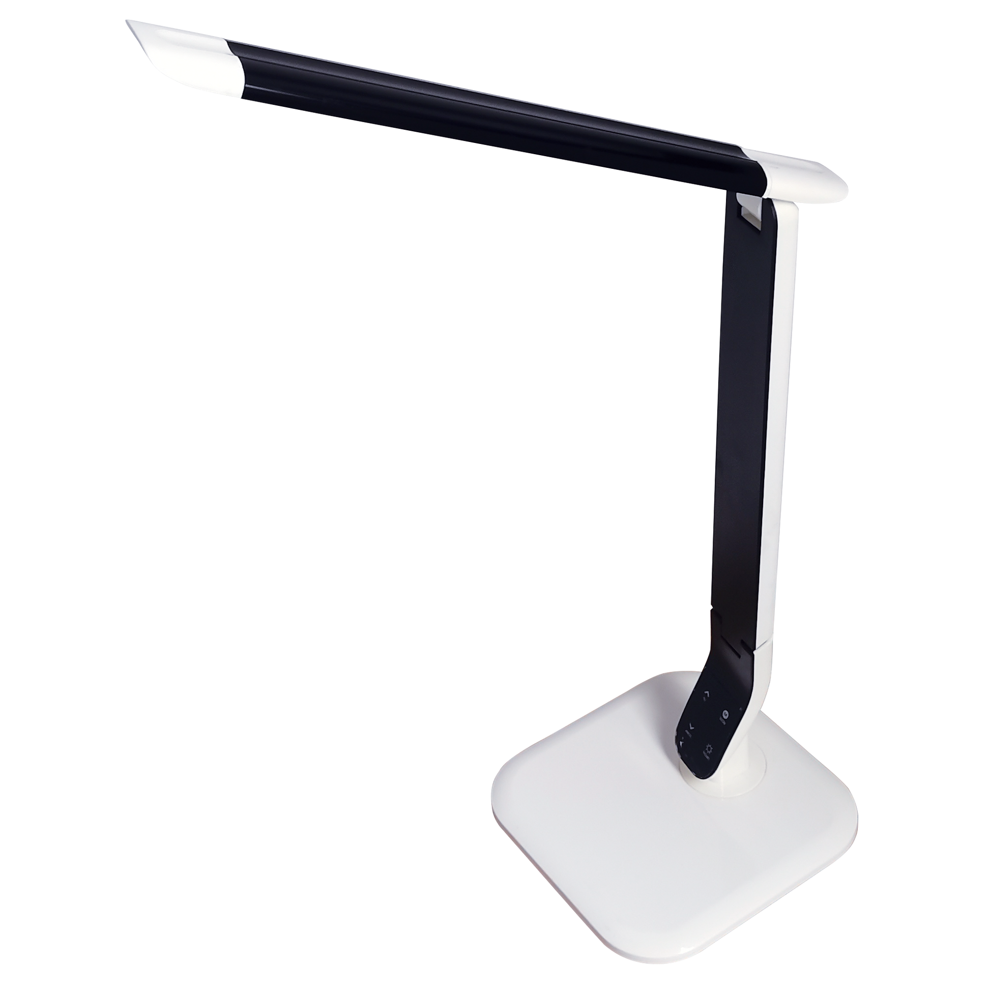 Flexo LED Euclasa 10W blanco y negro de Fabrilamp para escritorio/estudio, iluminación de mesa, modelo 139971009