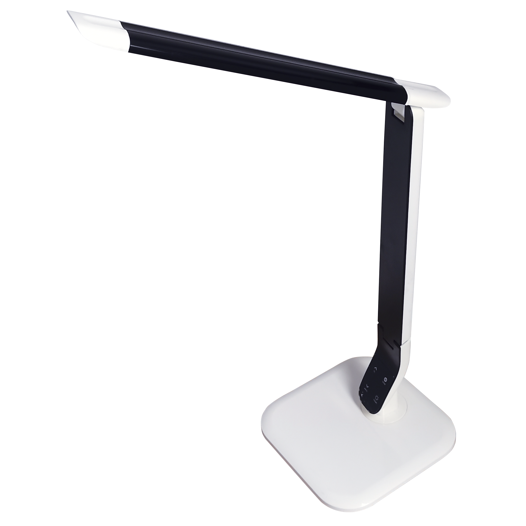 Flexo LED Euclasa 10W blanco y negro de Fabrilamp para escritorio/estudio, iluminación de mesa, modelo 139971009