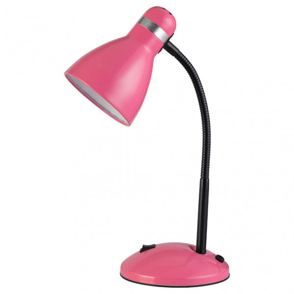 alt=Flexo Lazulita Rosa/Cromo para escritorio — lámpara de iluminación de Fabrilamp, modelo 140271000
